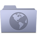 Sites Folder Lavender icon
